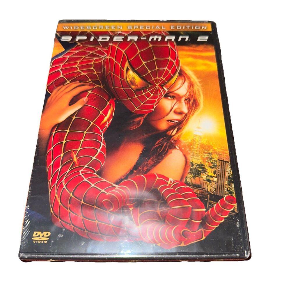 Spider-Man 2 Widescreen Edition DVD 2004 Tobey Maguire & Kirsten Dunst